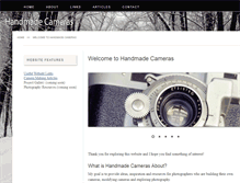 Tablet Screenshot of handmadecameras.com